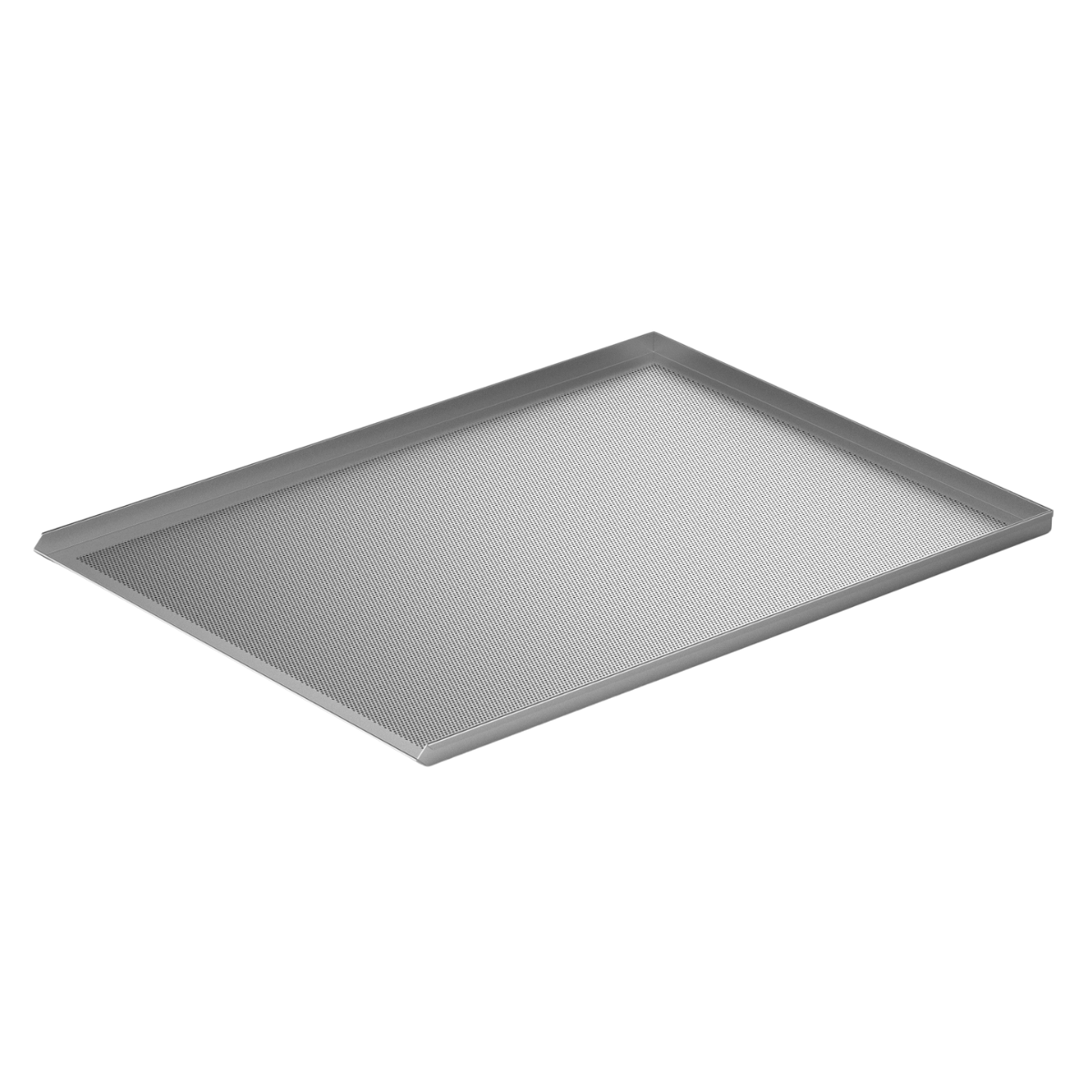 Blacha perforowana 3-rantowa 60x40 cm z otwartym krótkim bokiem