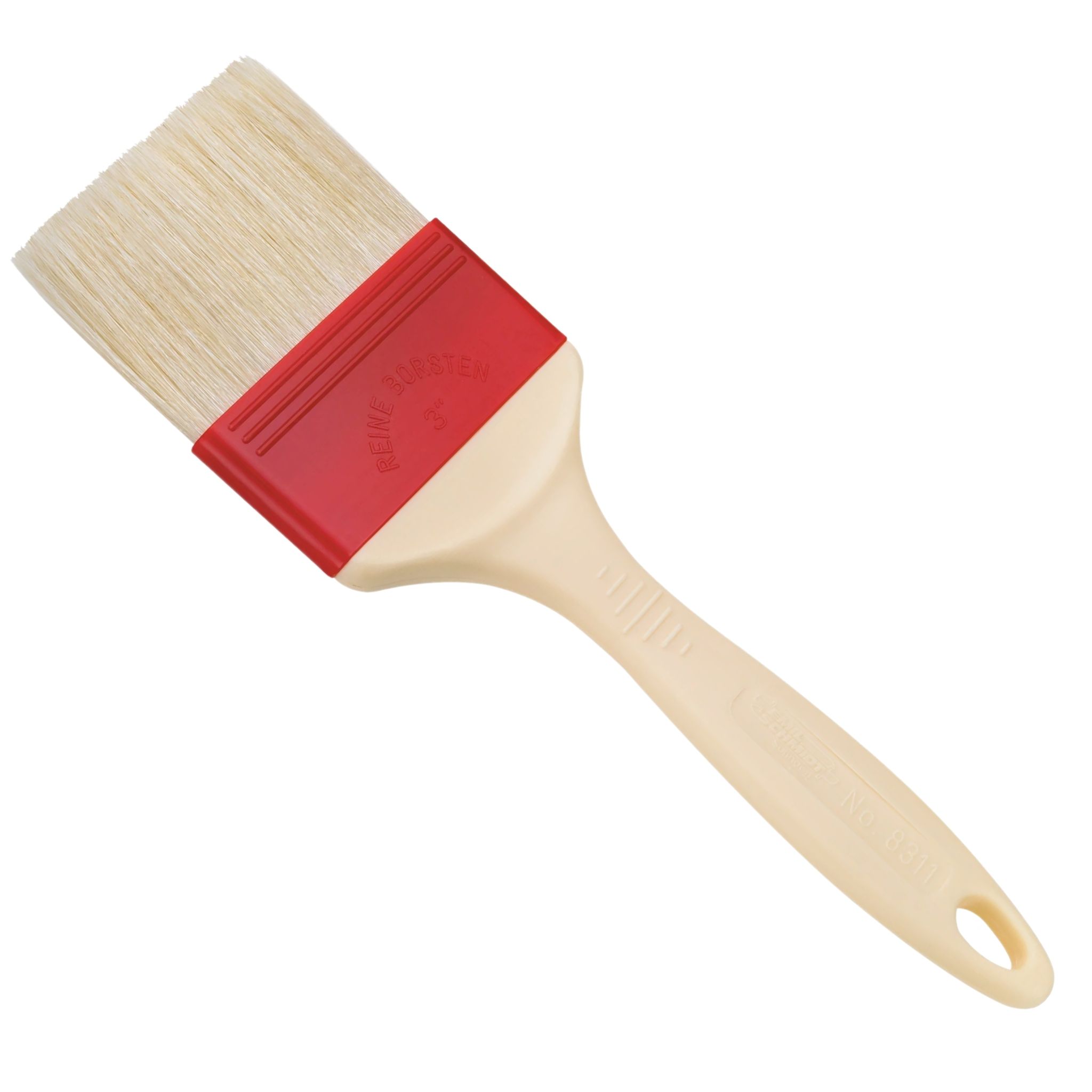 Pędzel cukierniczy 7.62 cm (3"") naturalne włosie długość całkowita 24 cm włosie 8.5 cm