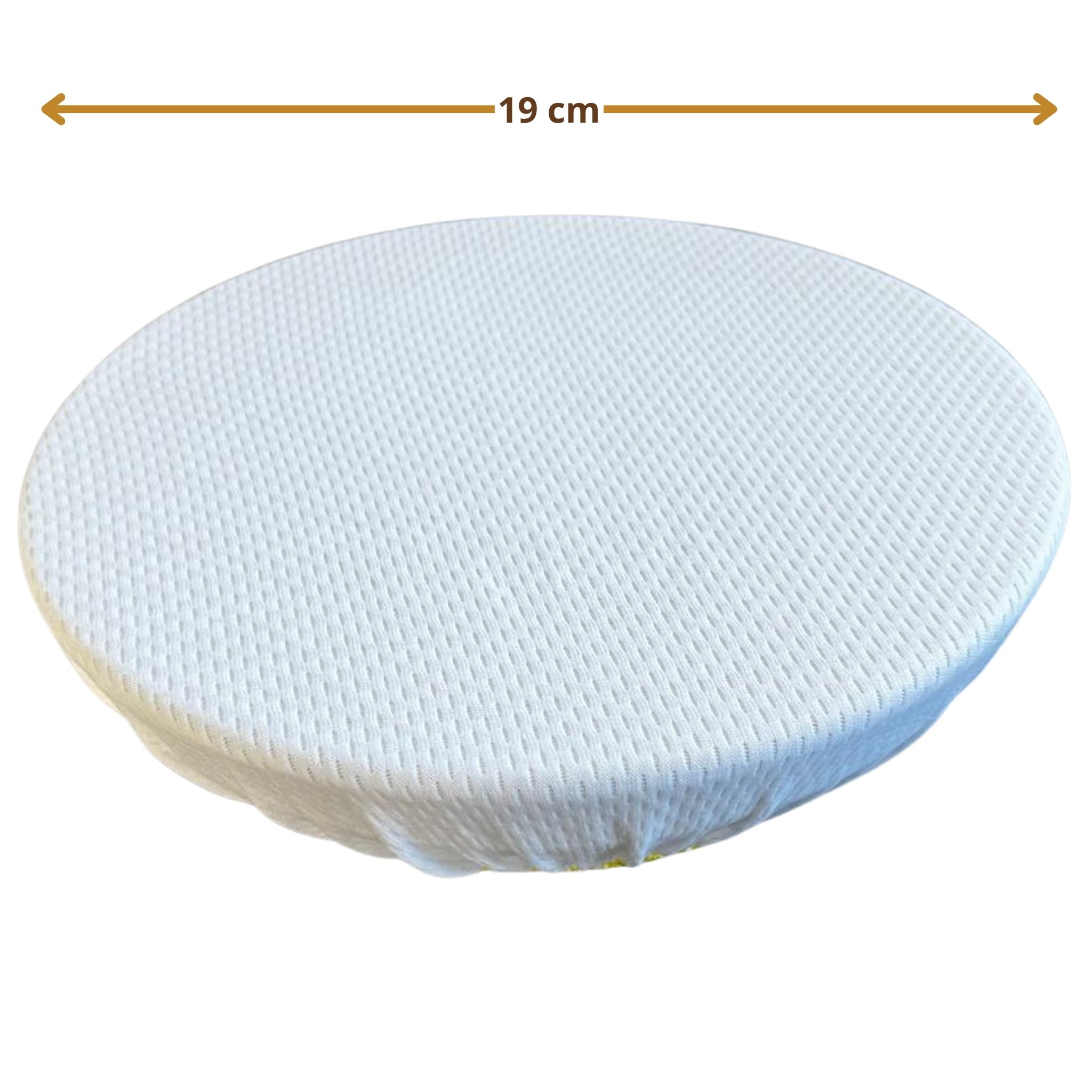 Pokrowiec na koszyk do garowania chleba okrągły Ø19 cm do 1 kg (brązowy) Tkanina EVO Special - szczegóły