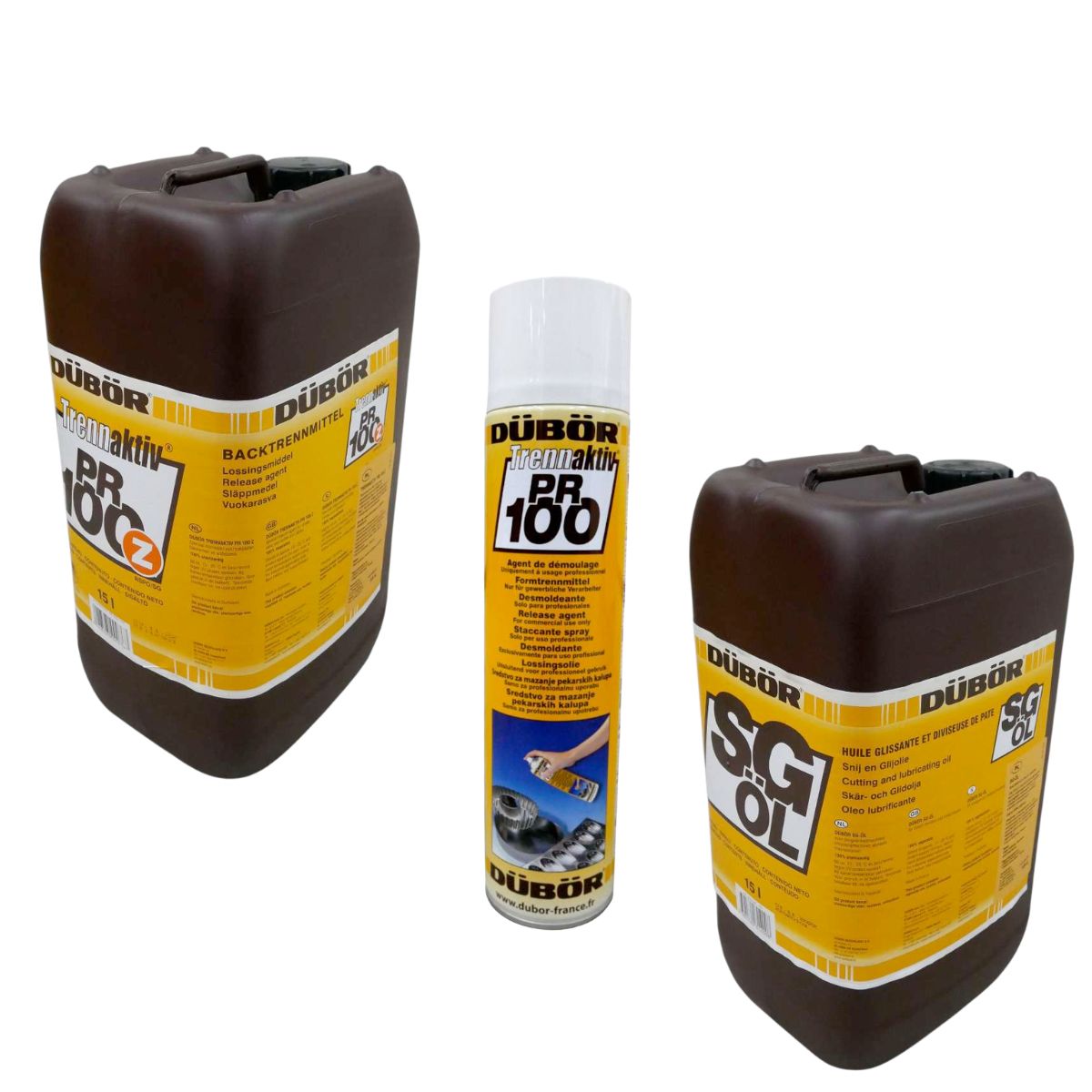 Środki do natłuszczania blach i form — spraye, oleje DÜBÖR